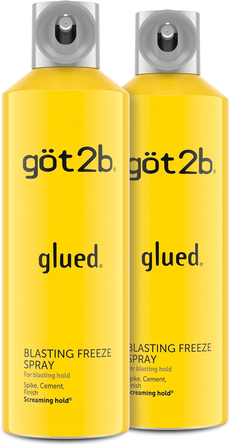 Got2b Glued Blasting Freeze Hairspray, 12 oz, Pack of 2